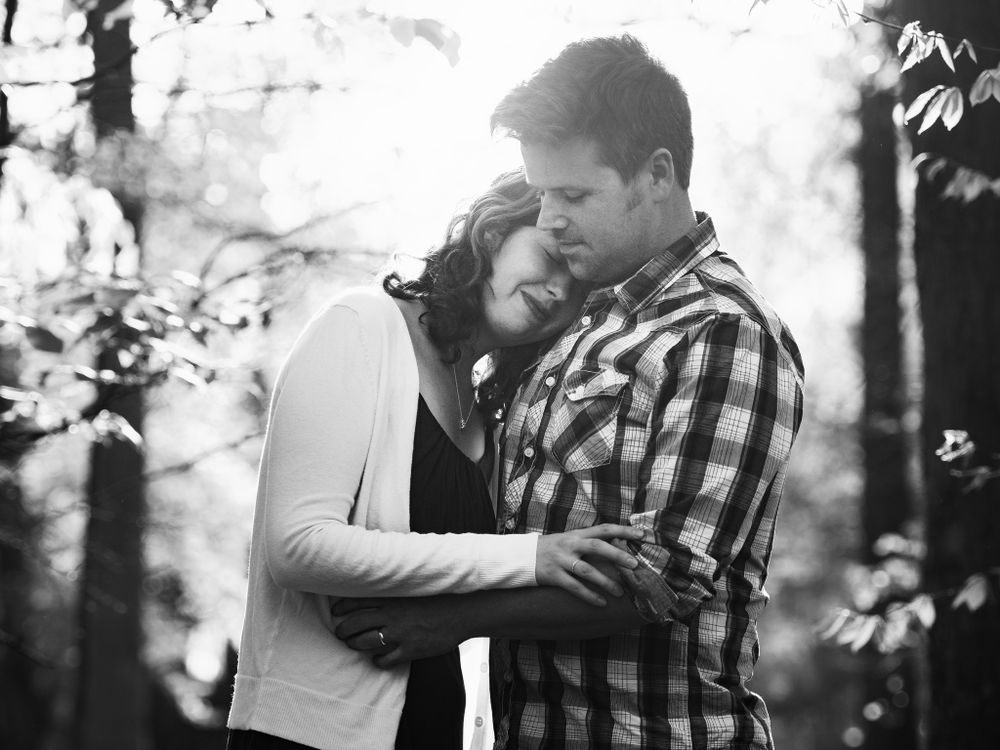 Couple, black & white