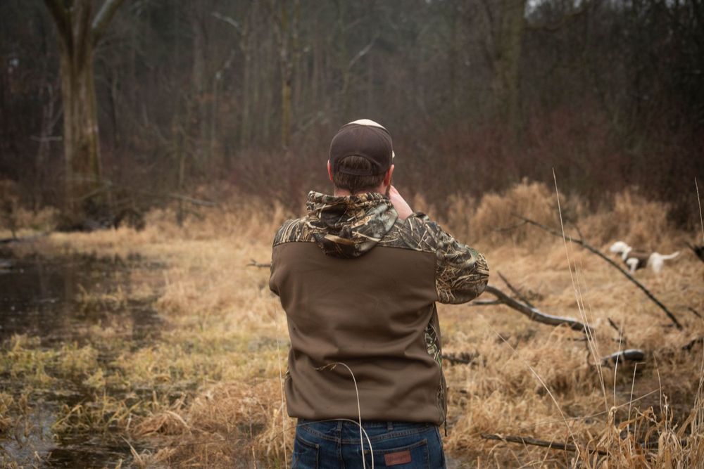 Portraits sunset, moody, hunting, outfitter photography