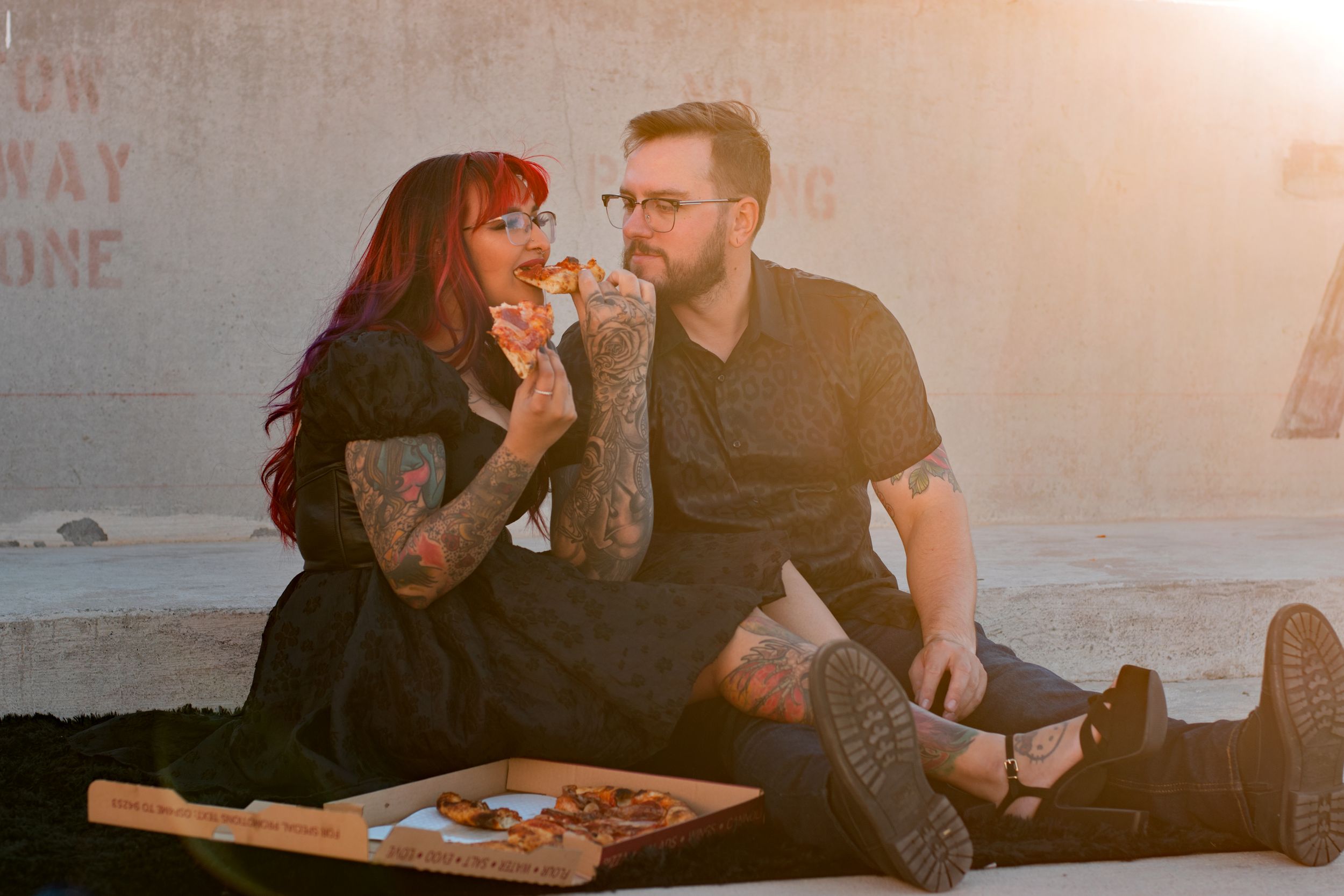 couples poses creative date night shoot