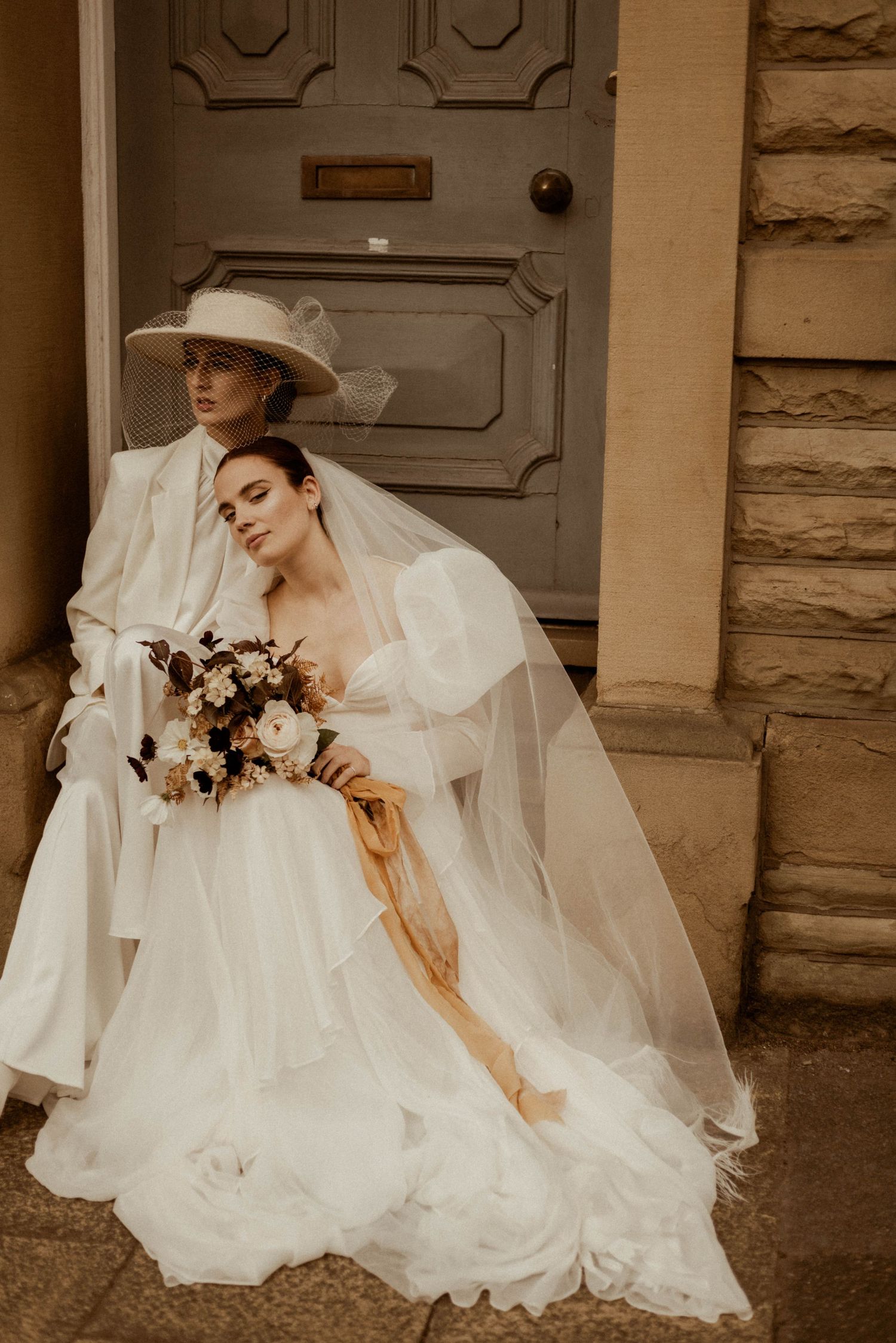 same sex wedding couple