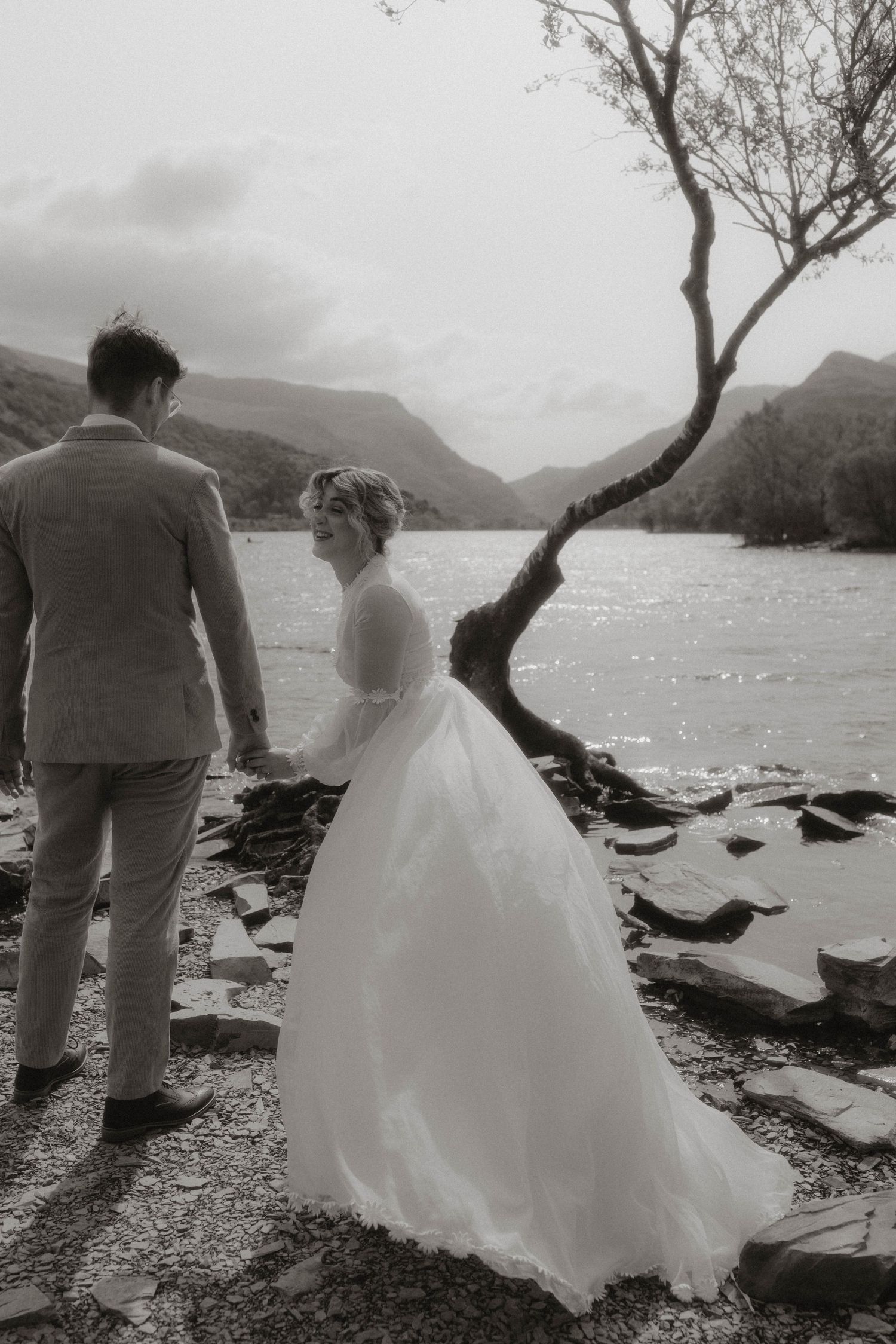 bride laughing