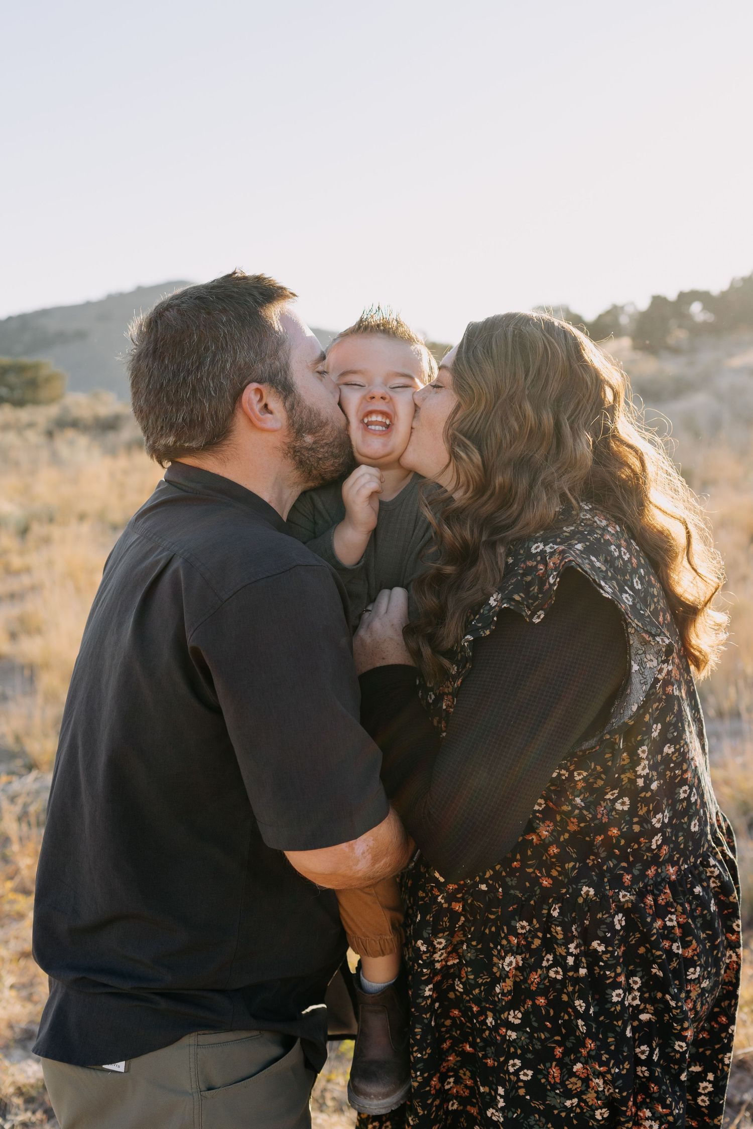 Utah couples photography at tibble fork reservoir