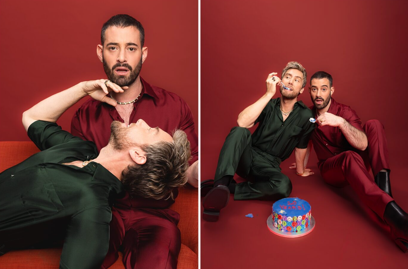 LoveInc Mag editorial printed magazine story of Lance Bass and Michael Turchin