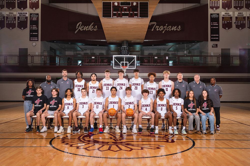 Jenks basketball team pictures