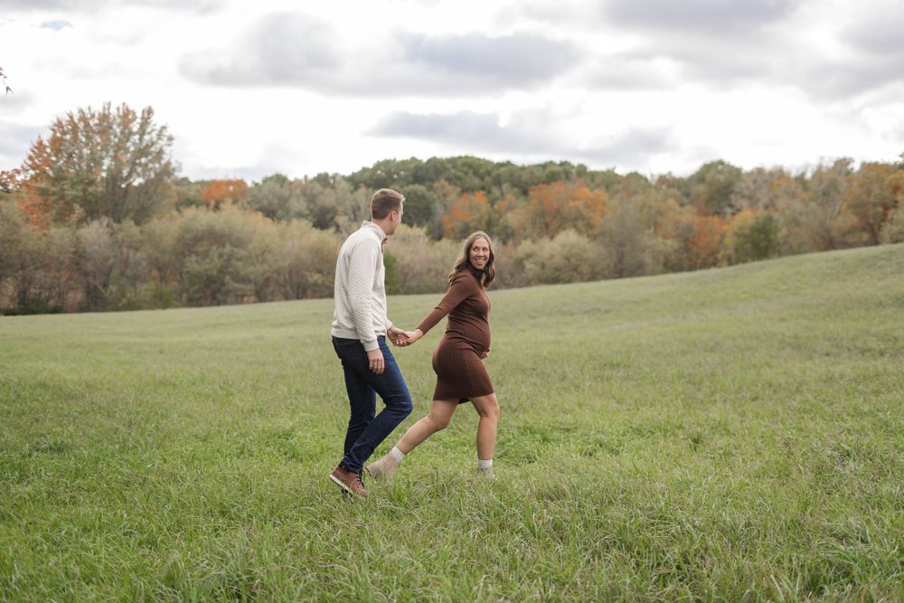 A maternity photoshoot