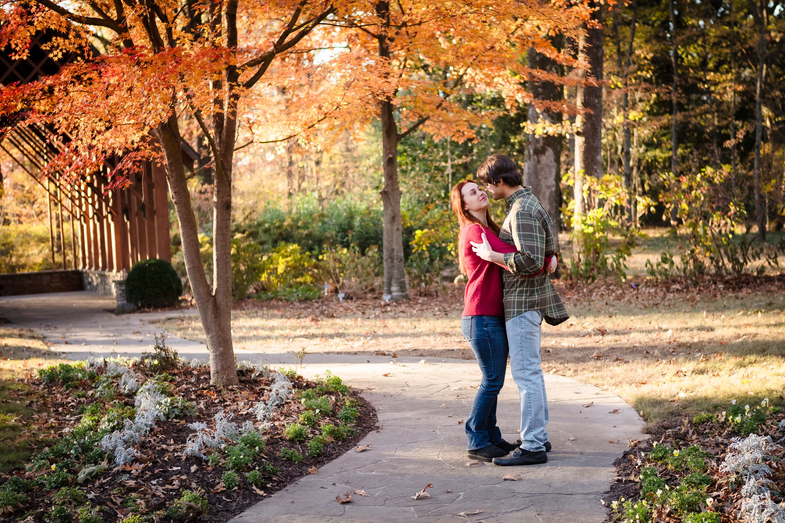 Engagement Session at Botanic Garden of Memphis
