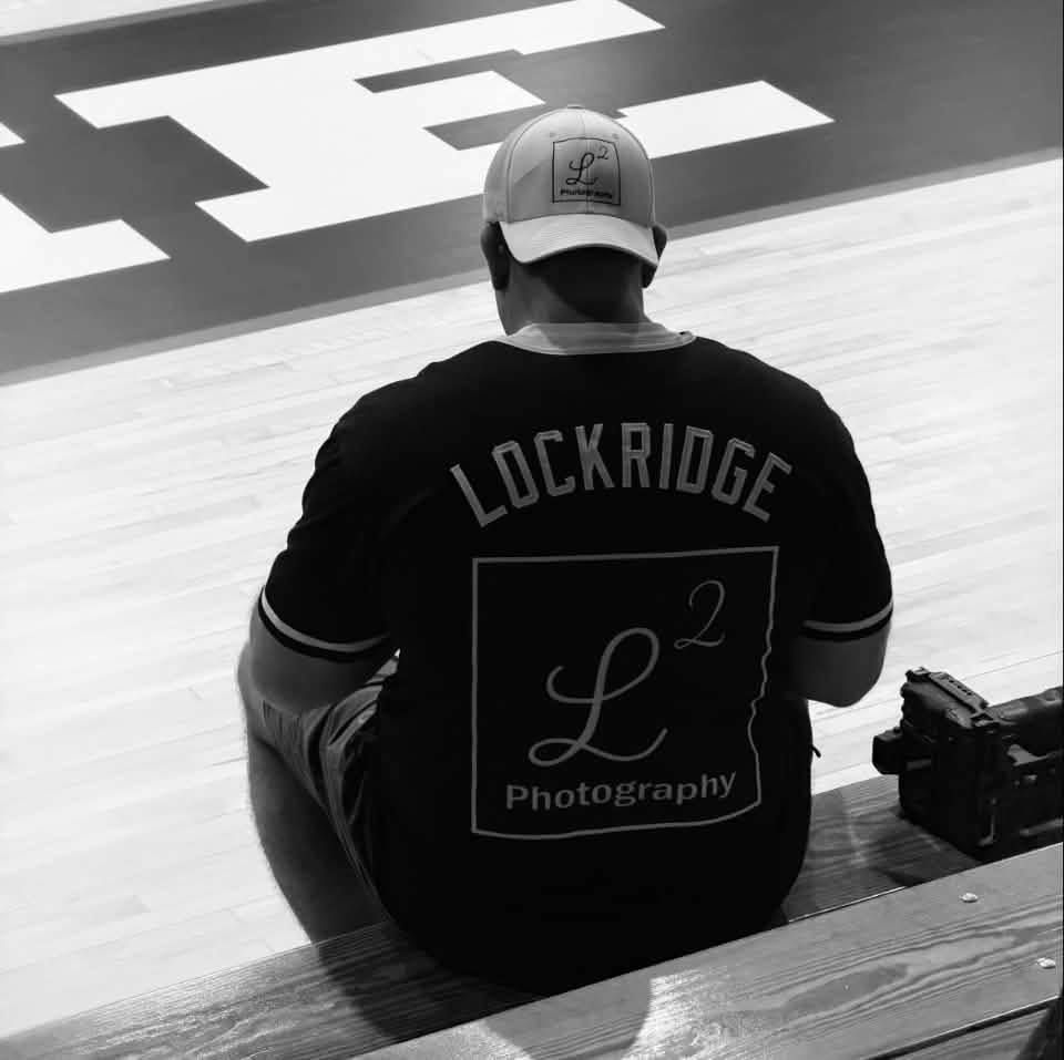L Squared Photography sports portrait baseball player holding bat