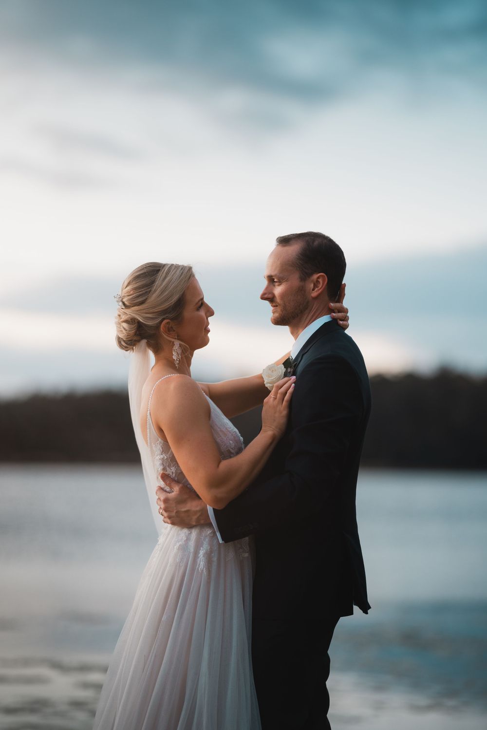 newly wed husband and wife
