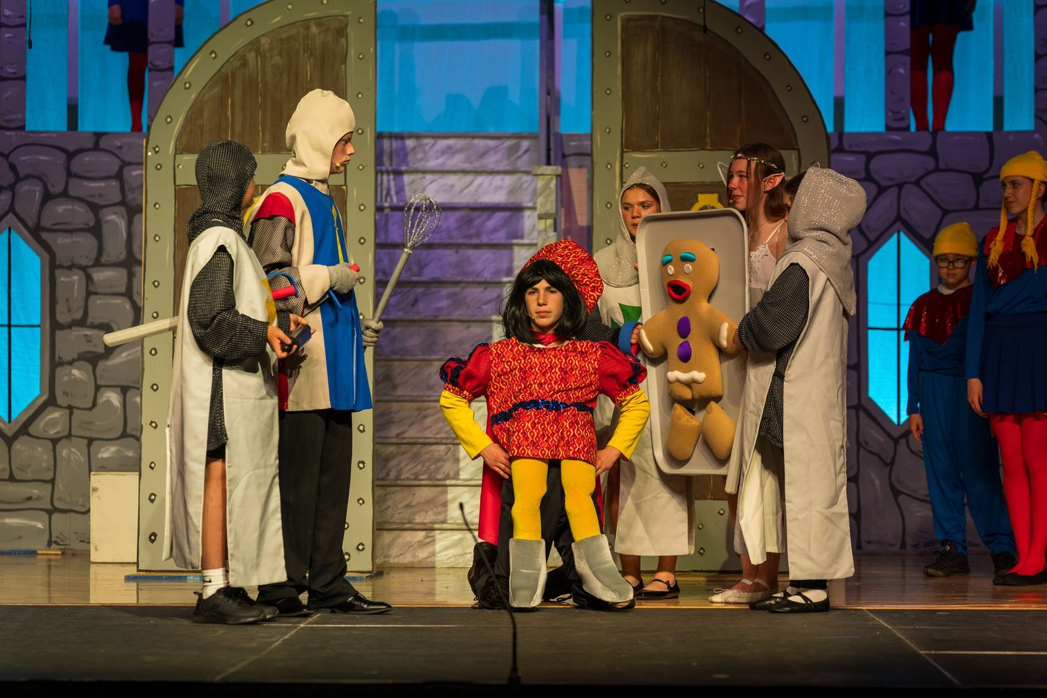 middle school and high school play of Shrek