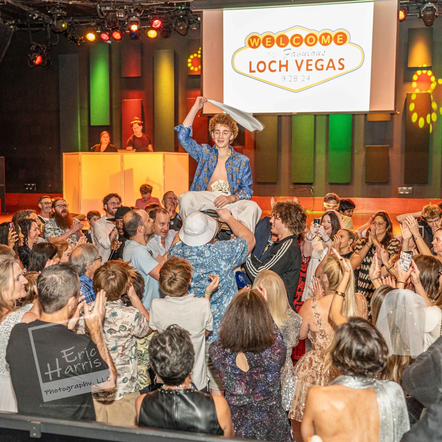dancing and celebration of a bar mitzvah
