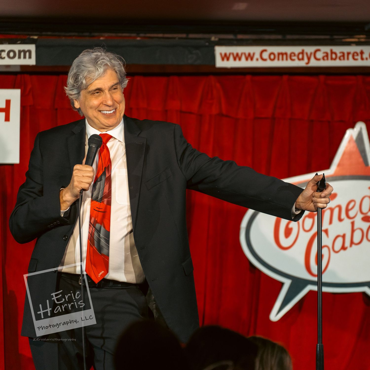 headliner comedian after hitting a punchline in Bucks County