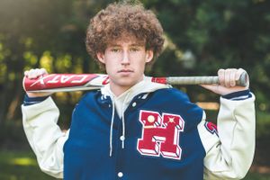 High School Senior Pictures in Pickerington and Columbus. Baseball player.