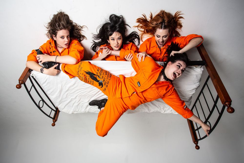 Promotional image for Brisbane grunge band Acid Cherry - music photography