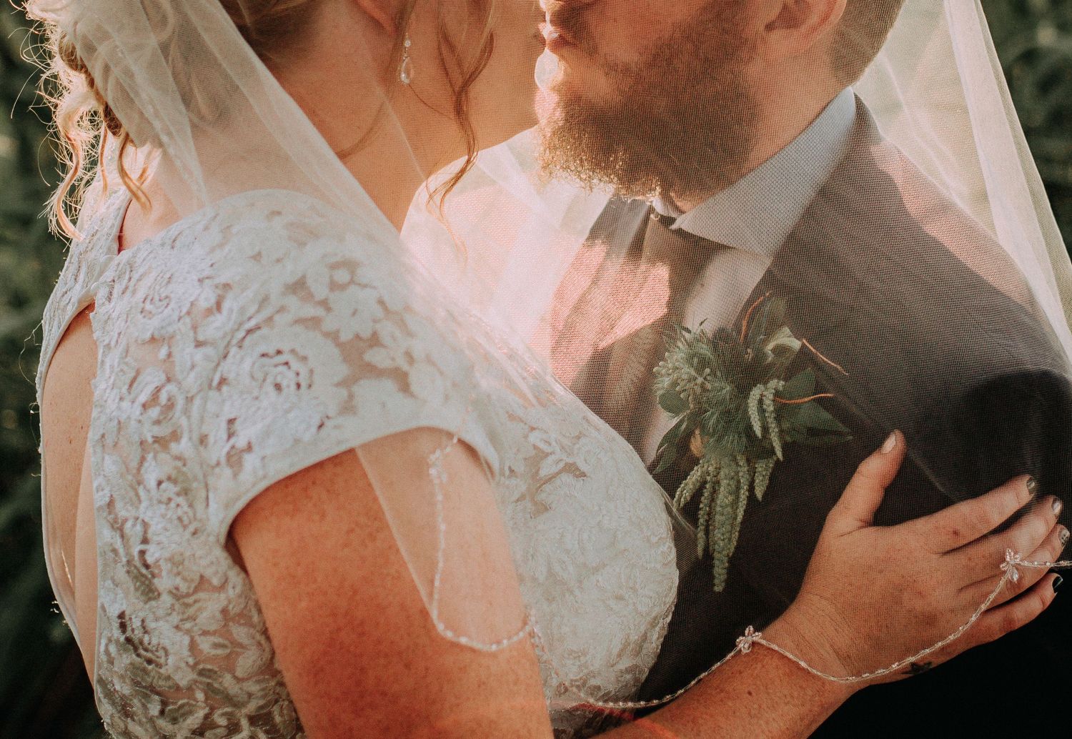 Illinois late summer fine art wedding portraits