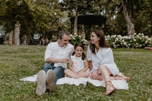 Family enjoying a day at Zrinjevac Park in Upper Town, featuring playful moments and serene park scenery.