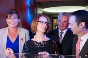 Canberra event photographer.  Julia Gillard, Kate Lundy