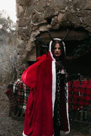 Krampus female photoshoot