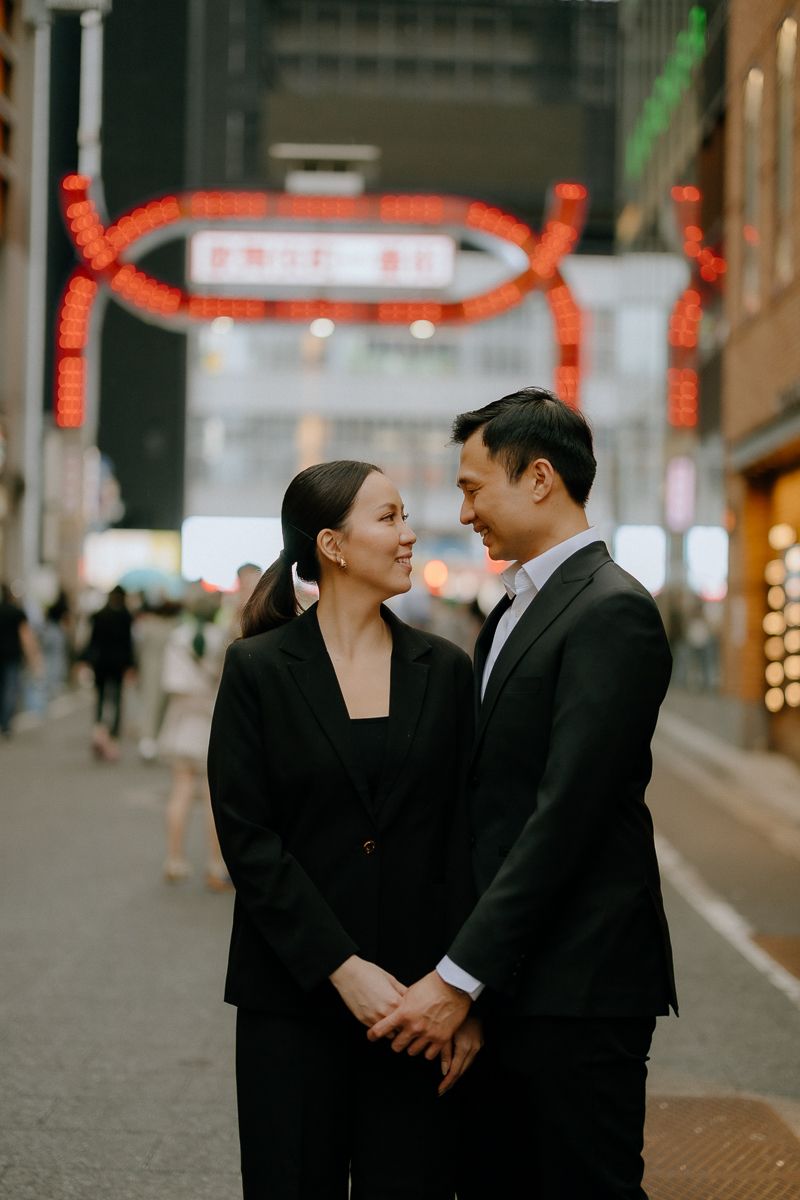 Kabukicho pre-wedding shoot tokyo photography