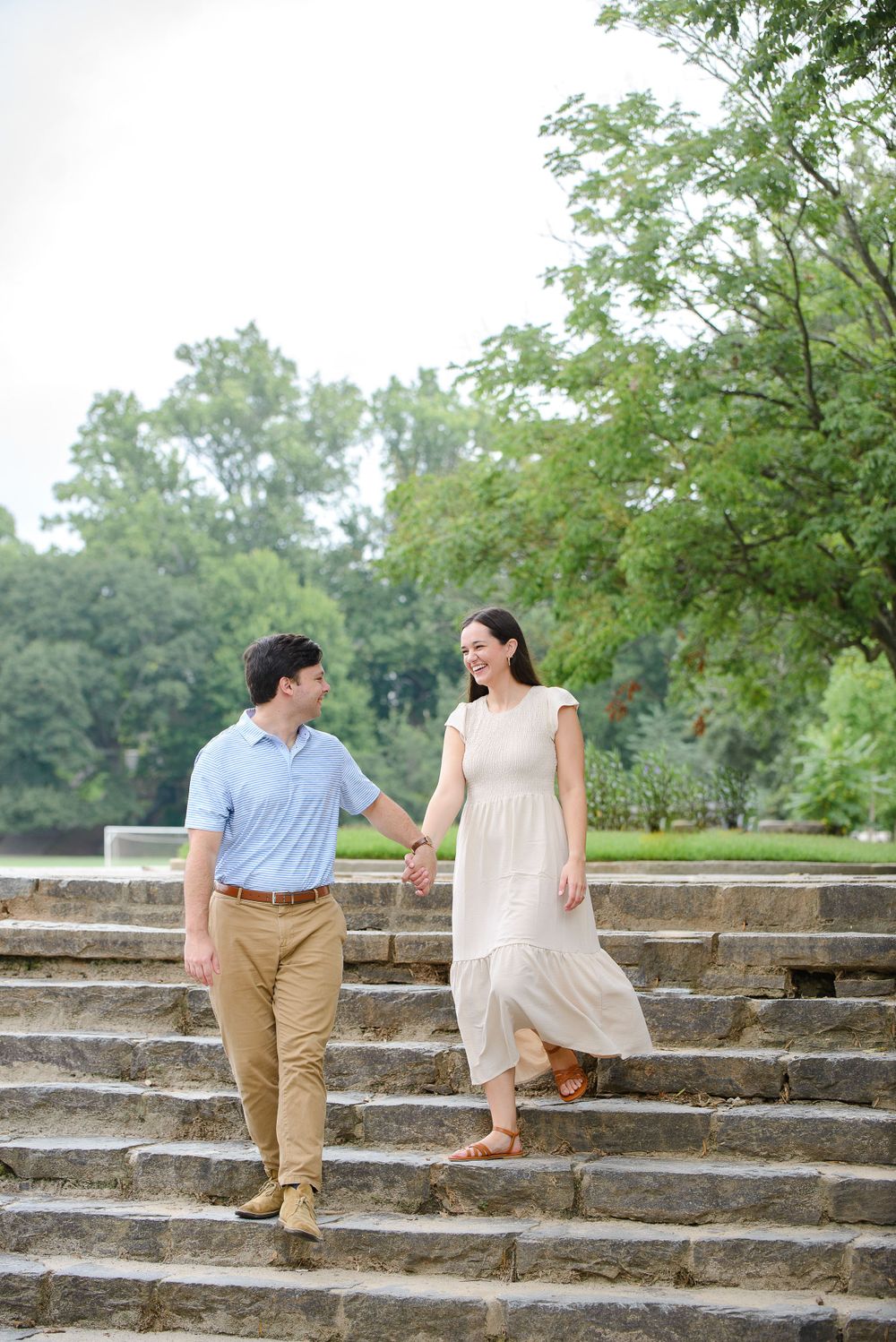 atlanta georgia engagement photographs at piedmont park