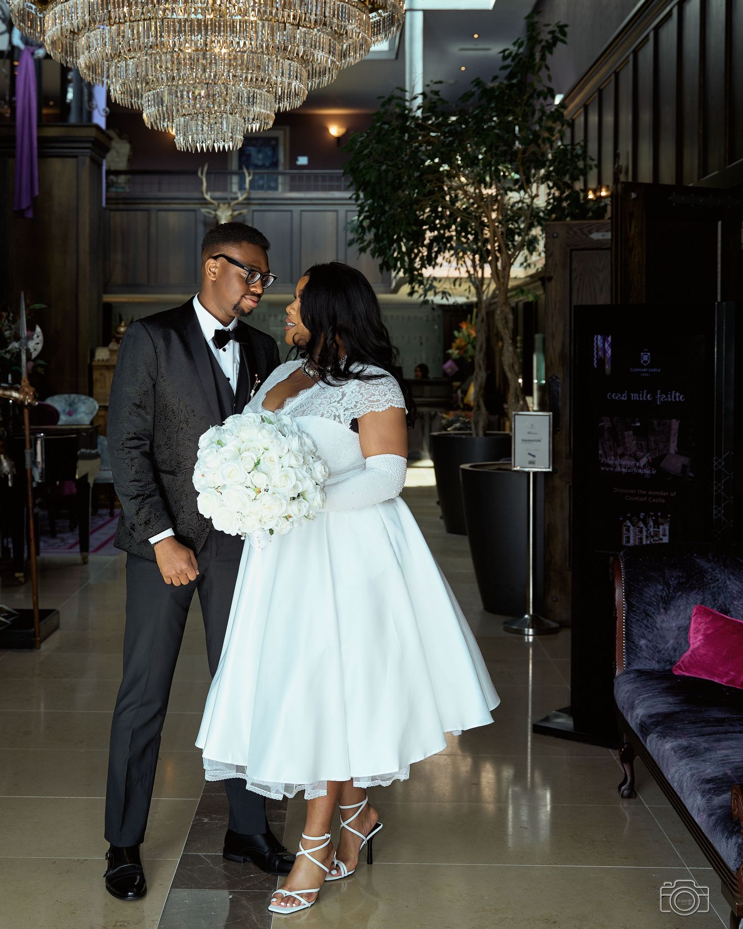 A wedding photo