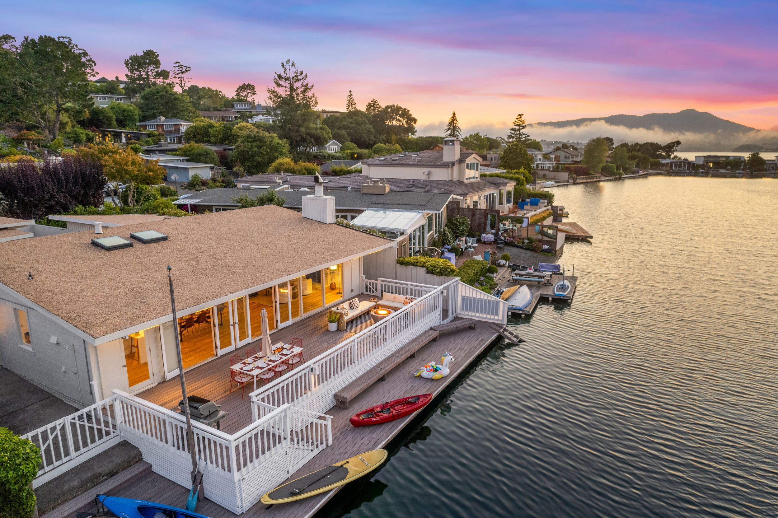 Michael Corona Real estate photography bay area Airbnb exterior aerial drone twilight
