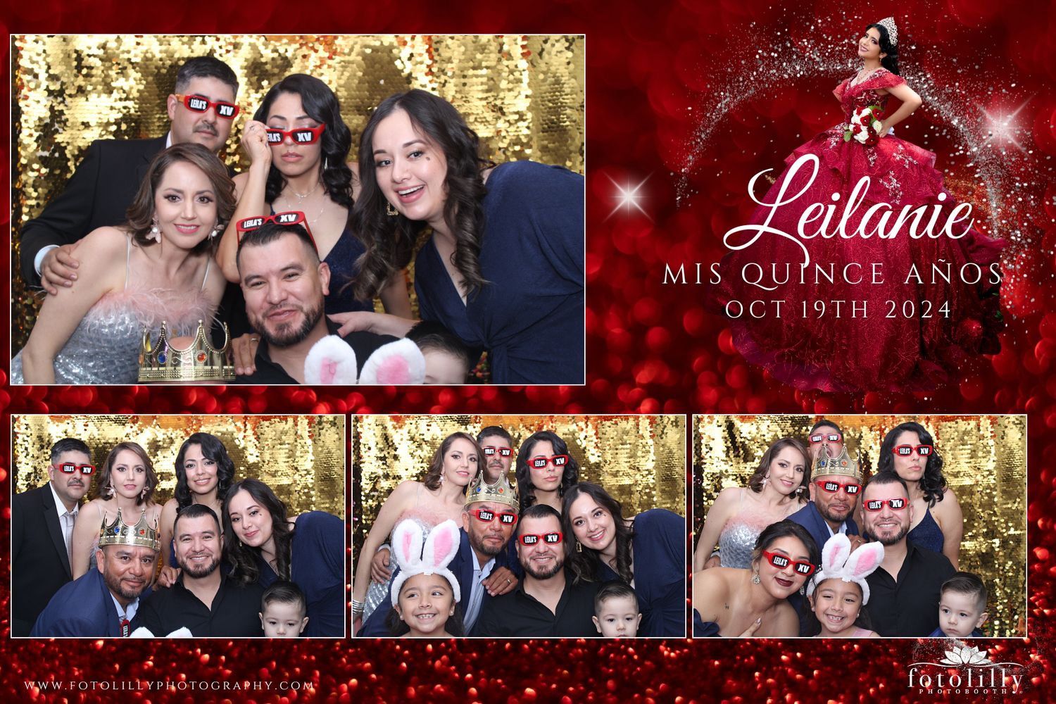 Professional mirror photo booth rental delivering premium Quinceañera entertainment with instant prints across Dallas Fort Worth Texas