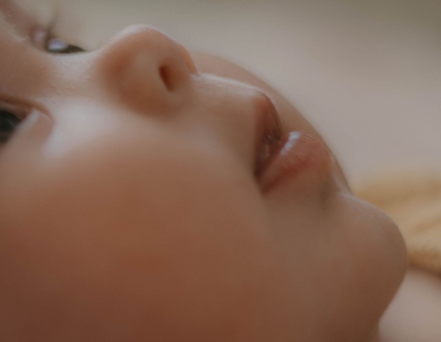 newborn close up detail shot