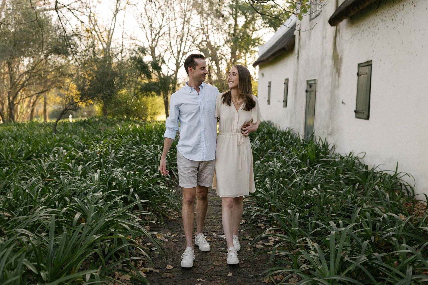 Caron and Francois at Blaauwklippen Wine Estate proposal photos with Christene de Coning Photography in Stellenbosch,South Africa