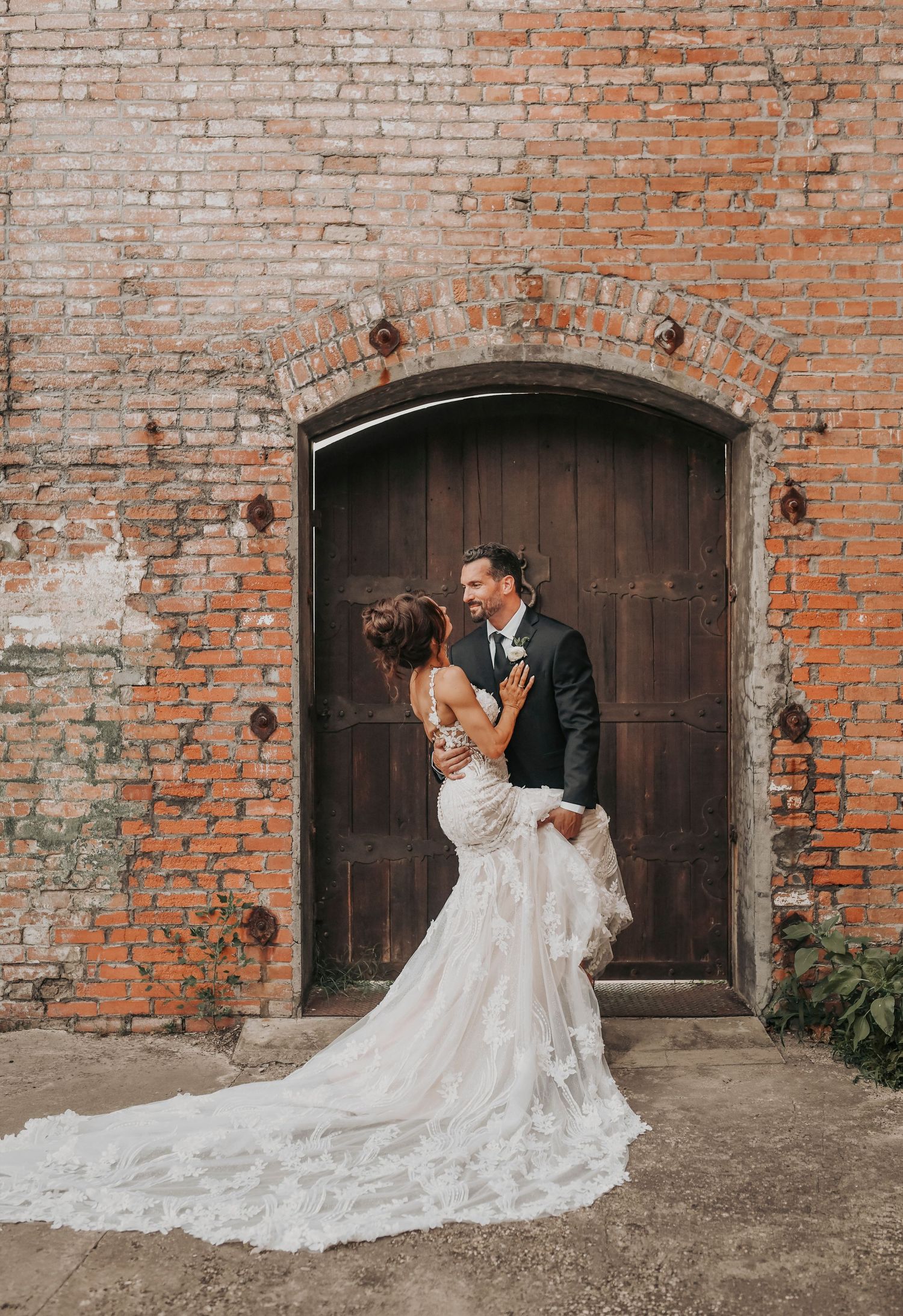 Editorial bride and groom photography at The Cotton Mill