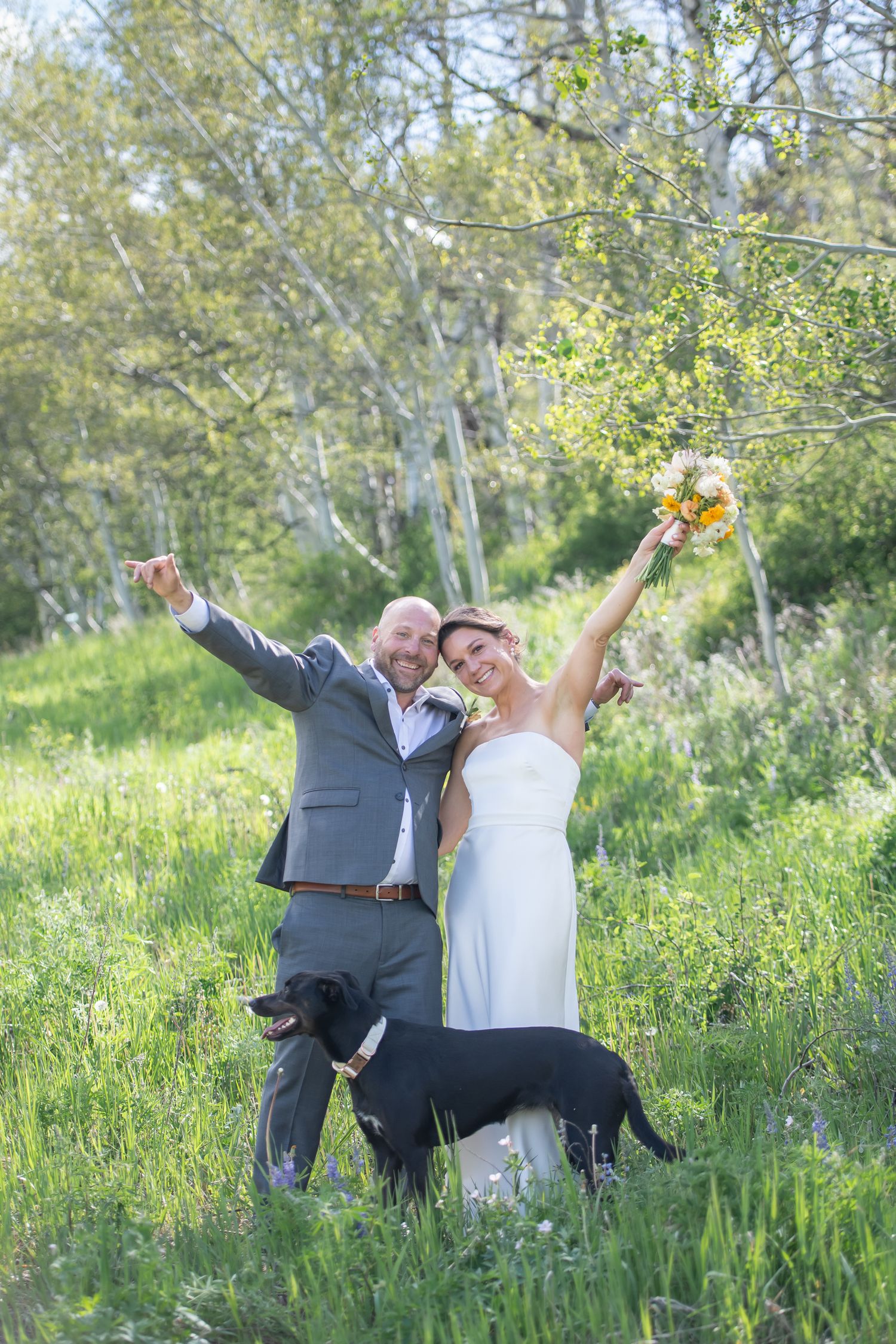Beautiful elopement in Beaver Creek
