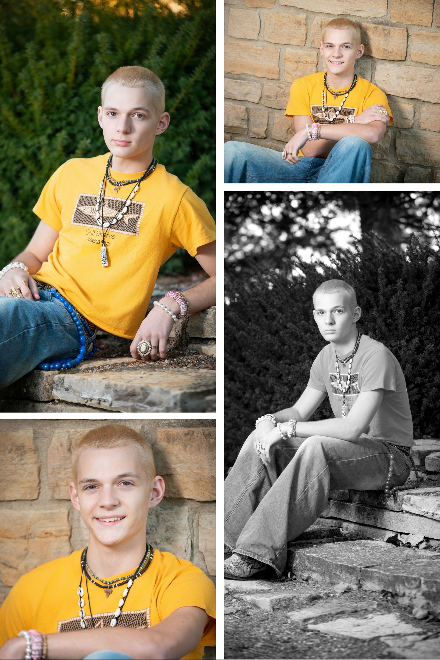 Hilliard Davidson senior session at Homestead Park featuring bold style, nature backgrounds, and Columbus senior photography.
