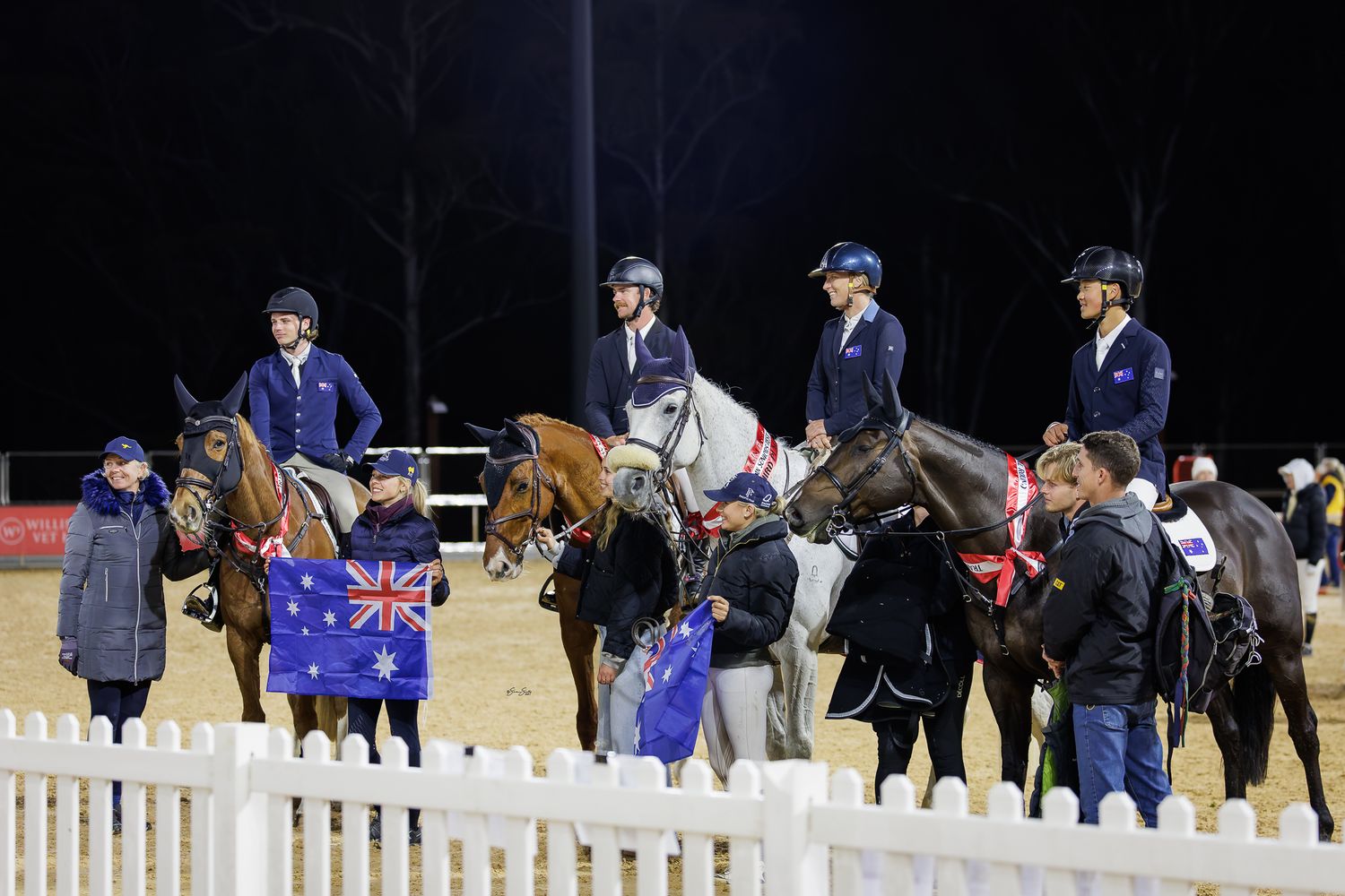Trans-Tasman Senior Team Australia Gold at Jumping@Willinga. © Simon Scully, 2026.