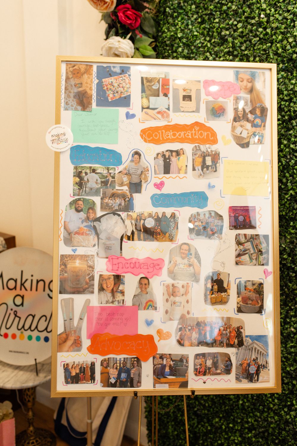 Vendor at the Mamas Who Brunch infertility awareness event in St. Louis