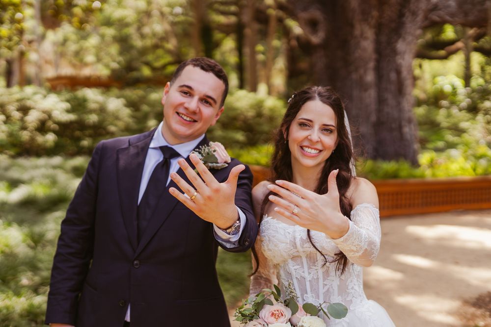 Washington Oaks Gardens State Park Wedding in Palm Coast, Florida. Bride and groom wedding photography portraits.