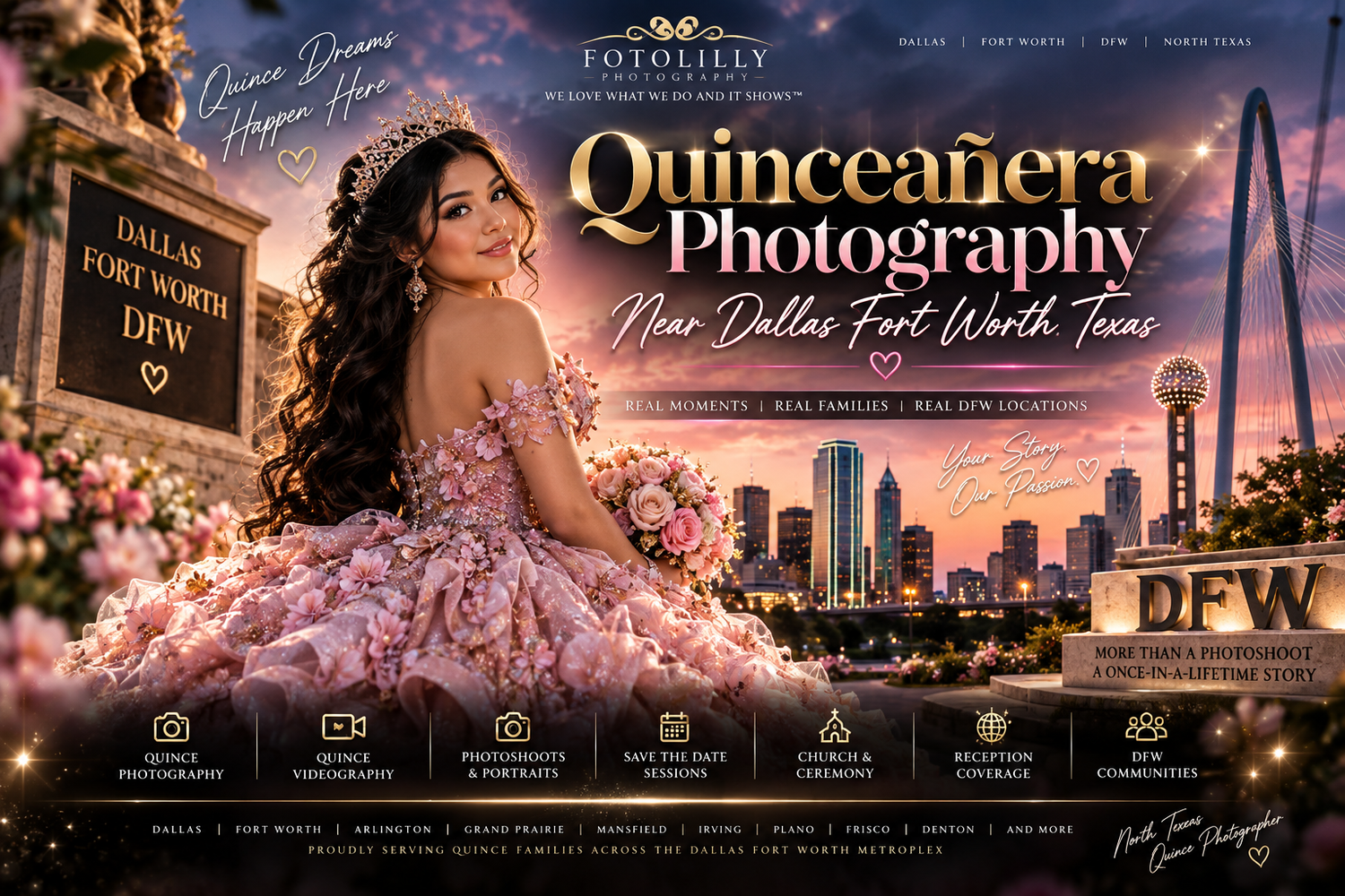 FREE Quince timeline guide helps families organize vendor, photography, traditions, invitations and celebration details across DFW Texas