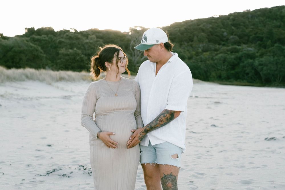 Maternity Sunset Photography Cooks Beach Whitianga Coromandel Family Photographer