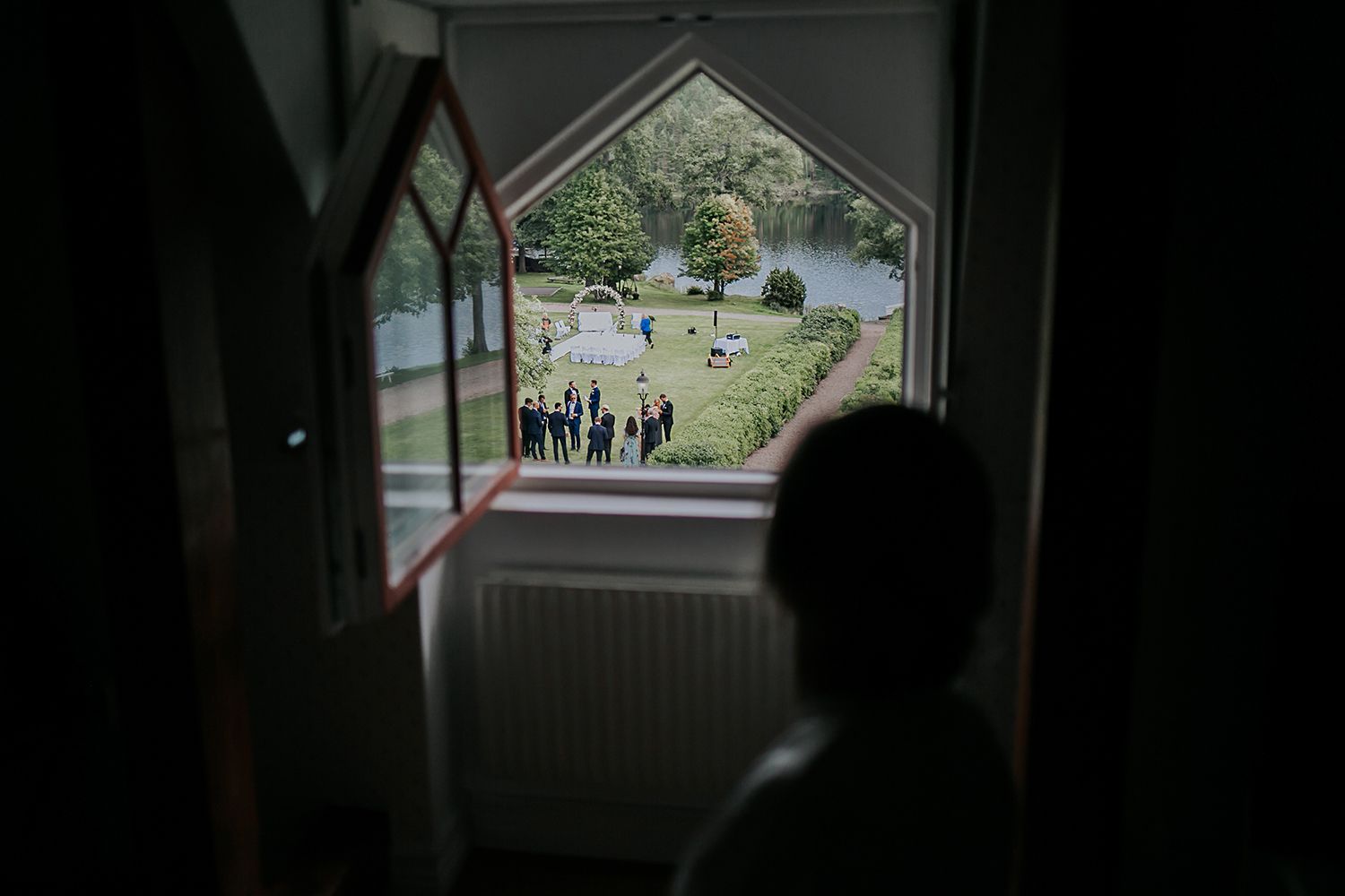 Linn och Christians bröllop på Hennickehammar herrgård utanför Filipstad. Bröllopsfotograf Rebecca Nordin. Karlstad.
