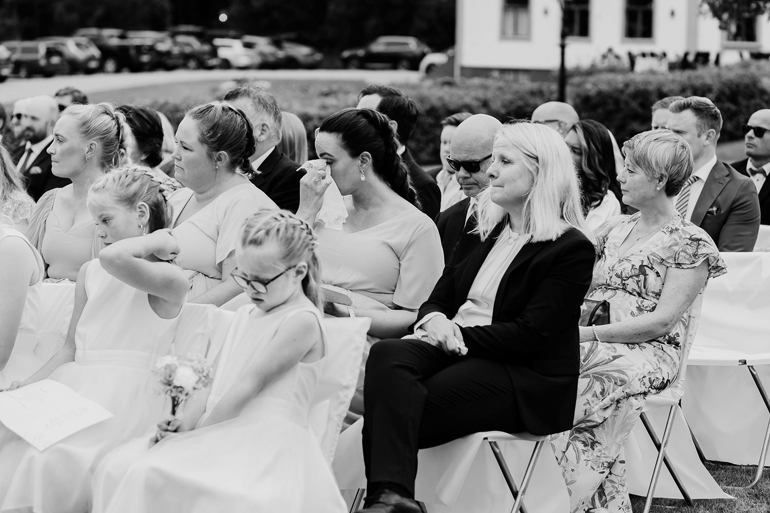 Linn och Christians bröllop på Hennickehammar herrgård utanför Filipstad. Bröllopsfotograf Rebecca Nordin. Karlstad.