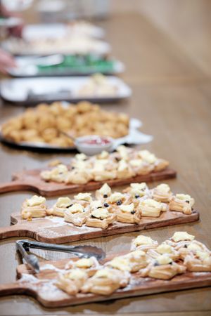 Food at Amuri Estate function