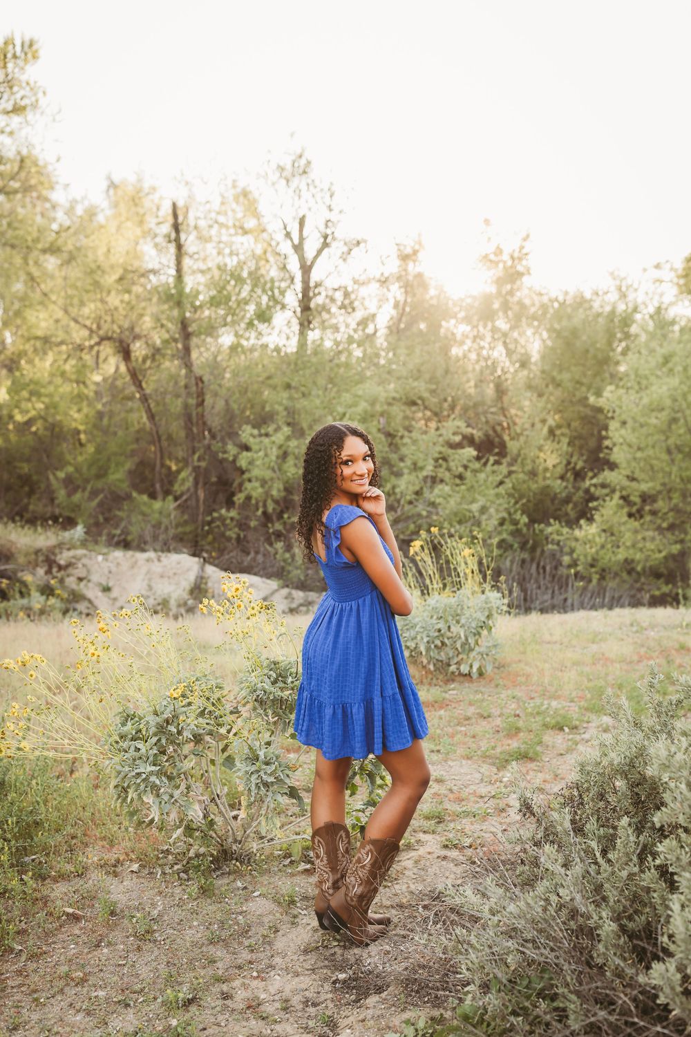 cowboy boots and dress out inspiration for senior girls redlands ca