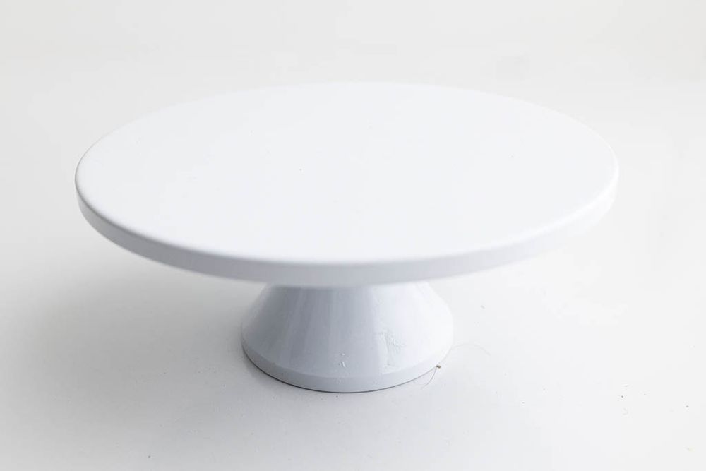 Timeless white cake stand for natural baby's first birthday photography in Menifee, CA.