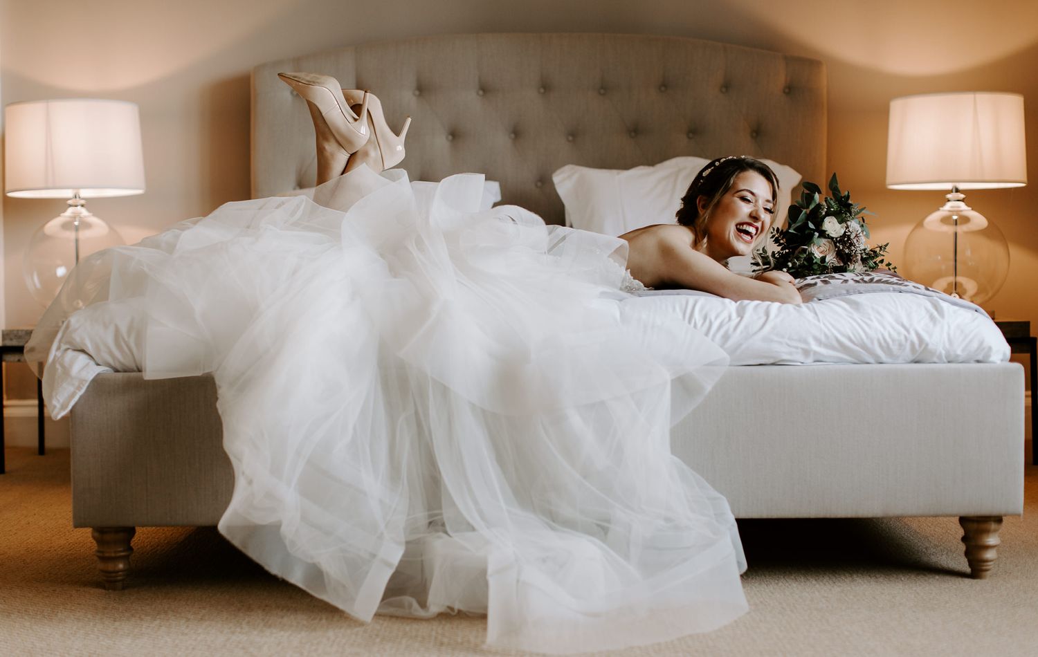Bride At Hodsock Priory