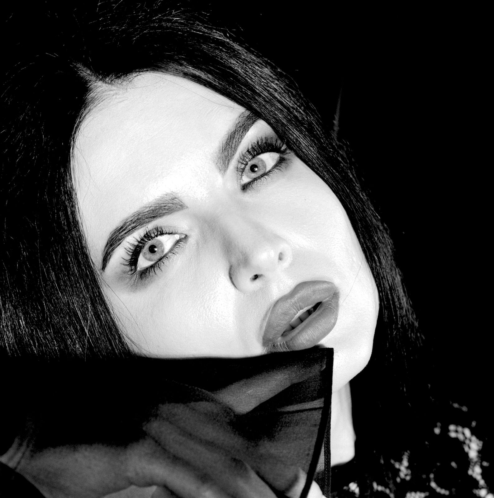 Model Volodina during Photoshoot 1 of the vampire inspired photography project by Ted Smith called Project Vampirique #projectVampirique