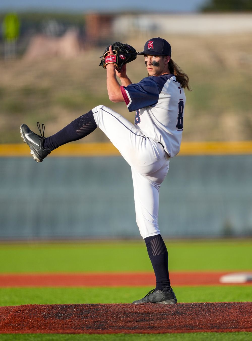 Baseball pitcher captured in a sequence showing complete pitching motion mechanics from windup to follow-through.