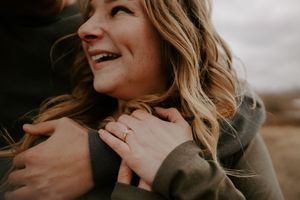 Close-up shots showing joyful laughter and intimate expressions.