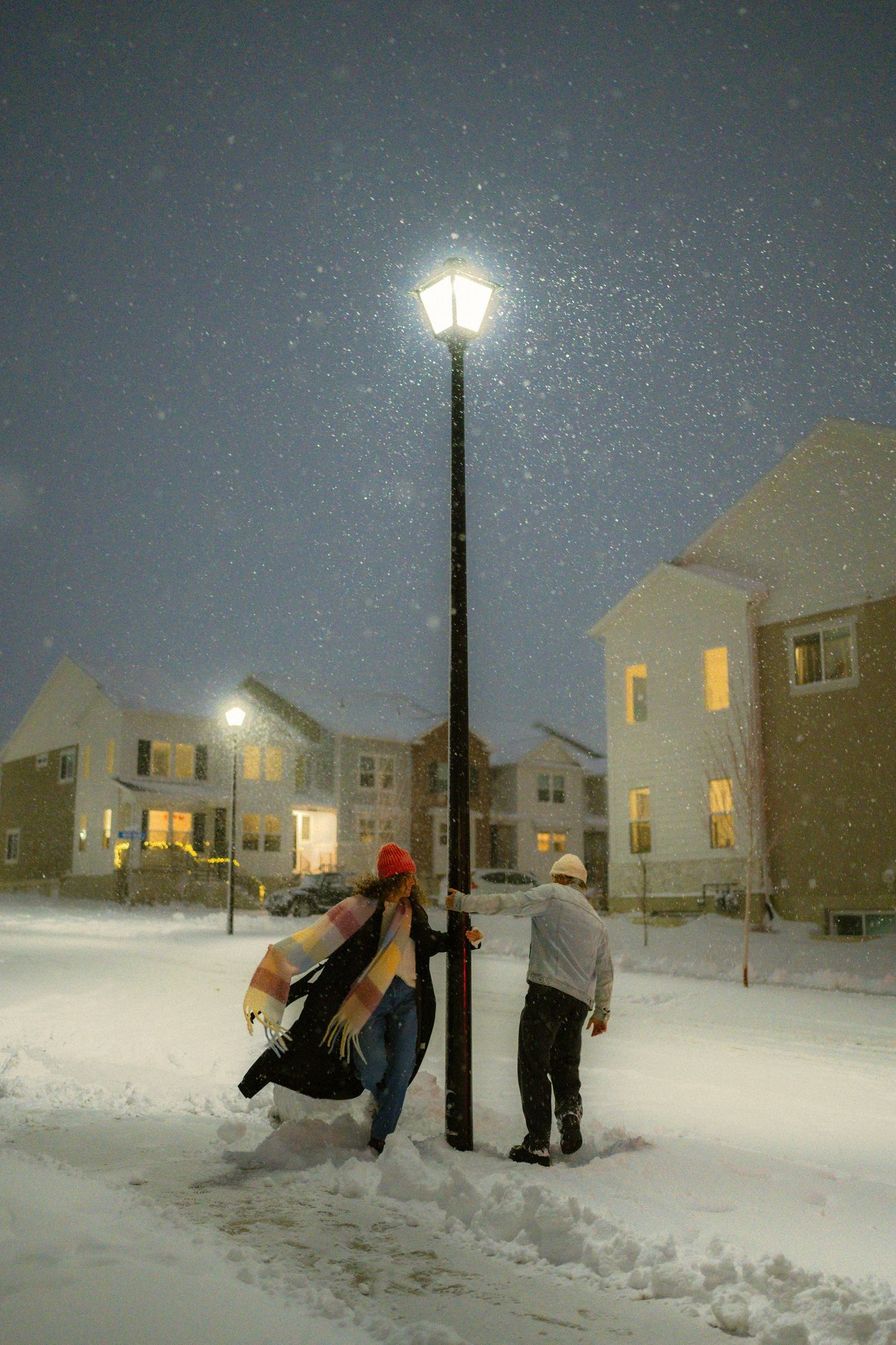 Love in a winter wonderland.