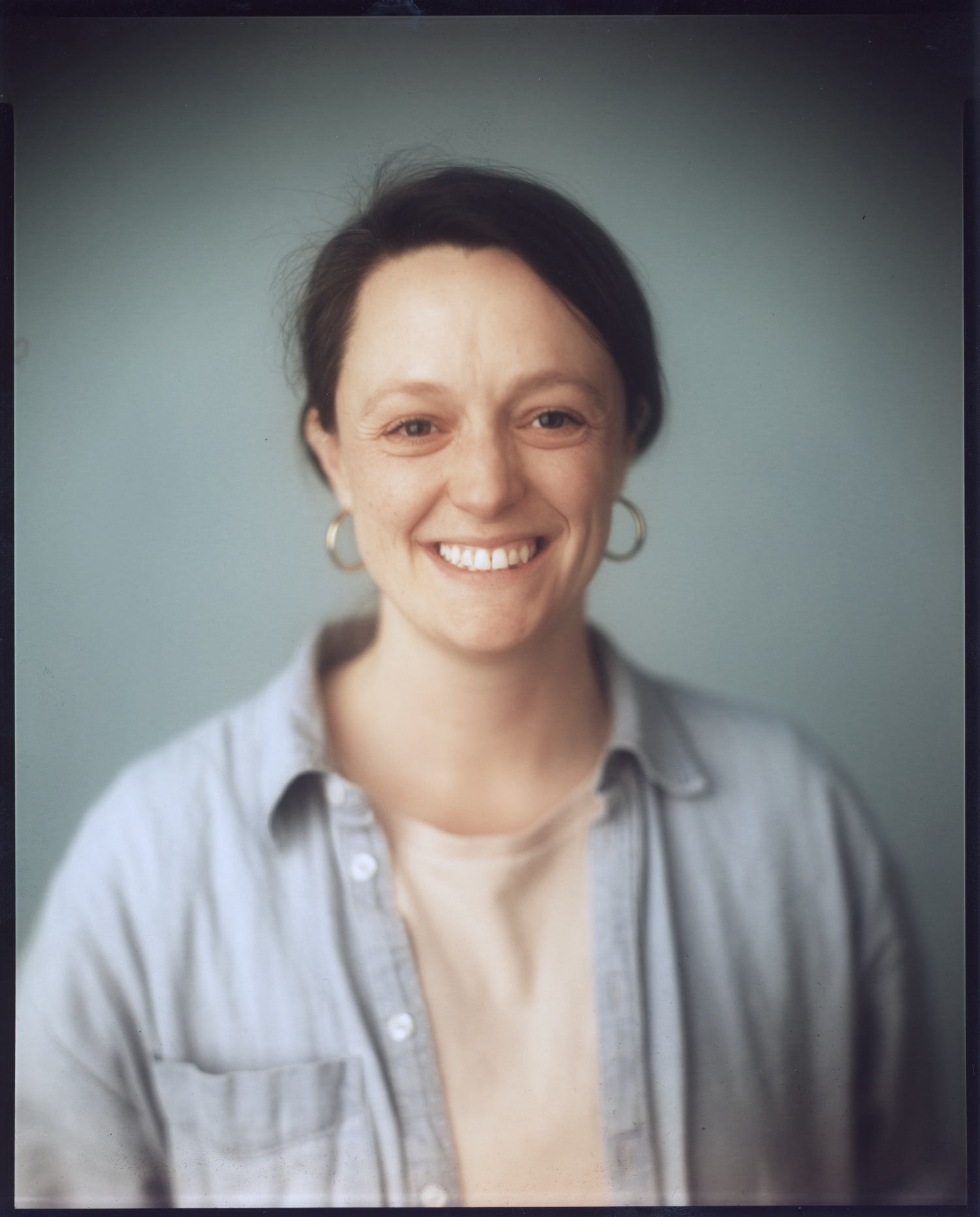 RA4 positive reversal portrait. Flying Camera Studio, Seattle, Washington