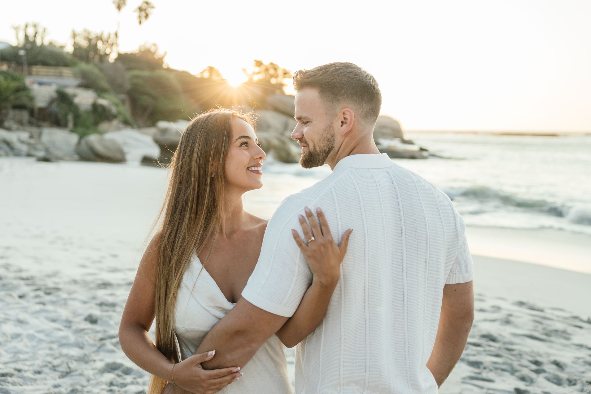 Cape Town Wedding and Engagement Photographer. Couple  shoot  at Clifton , Cape Town captured by Melissa Van Riel Photography