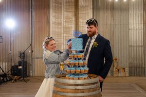 Bride and groom cutting their wedding cake, Perth wedding photographers