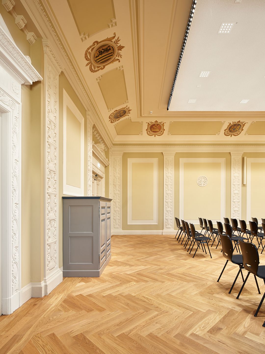 Architekturfotografie 
BSZ Aula
Katharina Klopfer, Dresden